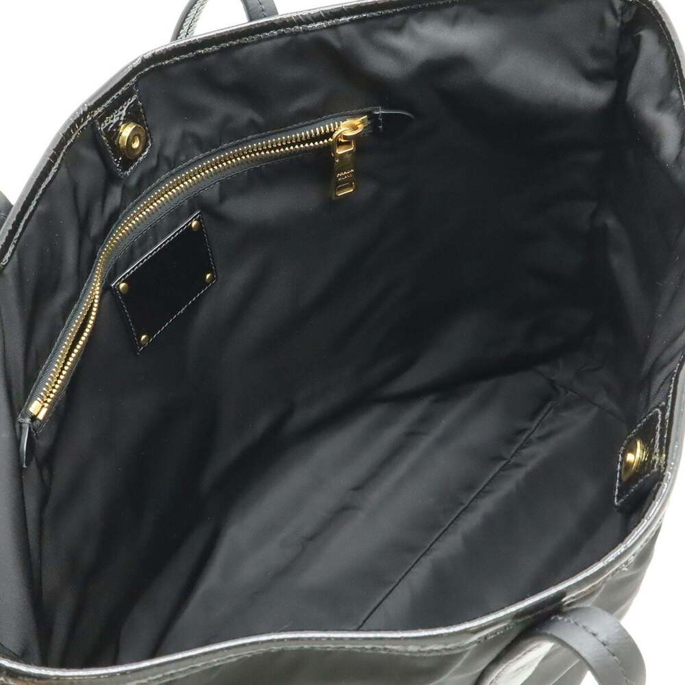 PRADA Black Leather Shoulder Bag - Picture 6 of 8